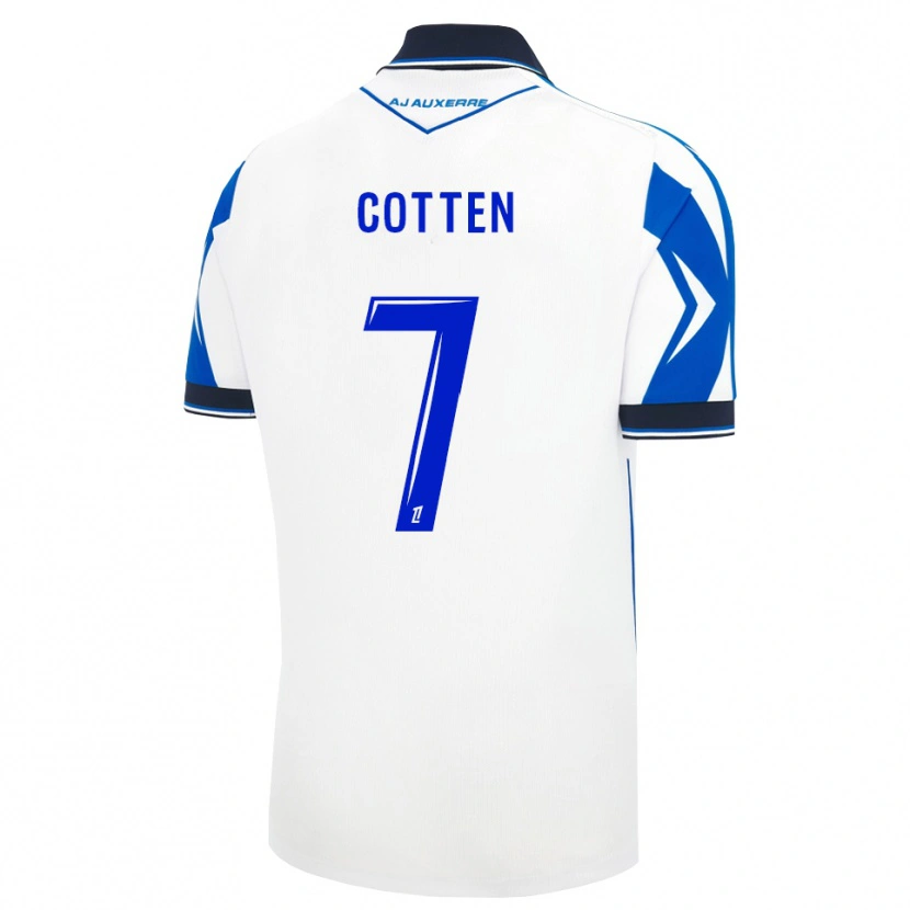 Danxen Kinderen Kenzo Cotten #7 Zwart Wit Blauw Thuisshirt Thuistenue 2026/27 T-Shirt