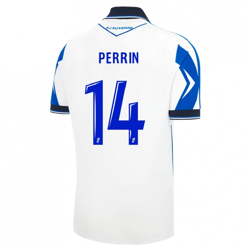 Danxen Kinderen Noah Perrin #14 Zwart Wit Blauw Thuisshirt Thuistenue 2026/27 T-Shirt
