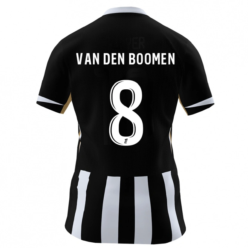 Danxen Kinderen Branco Van Den Boomen #8 Zwart Blauw Thuisshirt Thuistenue 2026/27 T-Shirt