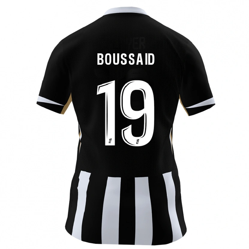 Danxen Kinderen Willsem Boussaid #19 Zwart Blauw Thuisshirt Thuistenue 2026/27 T-Shirt