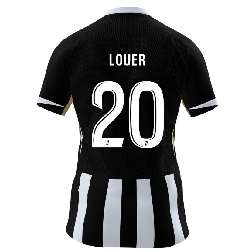 Danxen Kinderen Marius Louër #20 Zwart Blauw Thuisshirt Thuistenue 2026/27 T-Shirt
