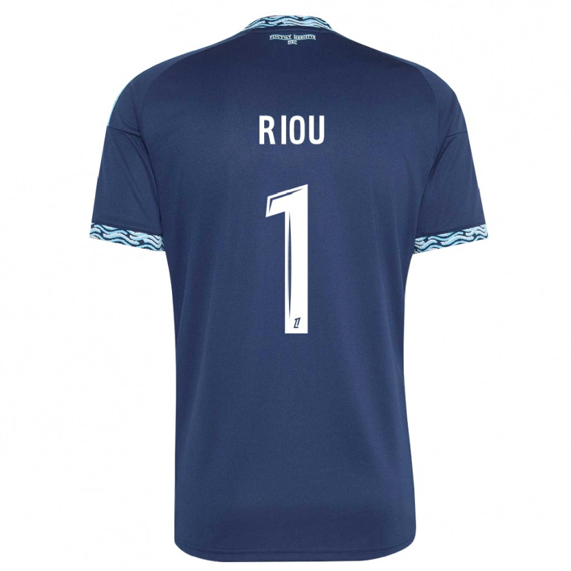 Danxen Kinderen Remy Riou #1 Staalblauw Wit Thuisshirt Thuistenue 2026/27 T-Shirt