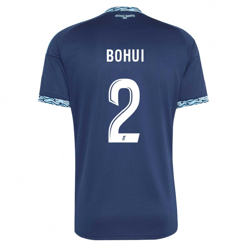 Danxen Kinderen Isaiah Bohui #2 Staalblauw Wit Thuisshirt Thuistenue 2026/27 T-Shirt
