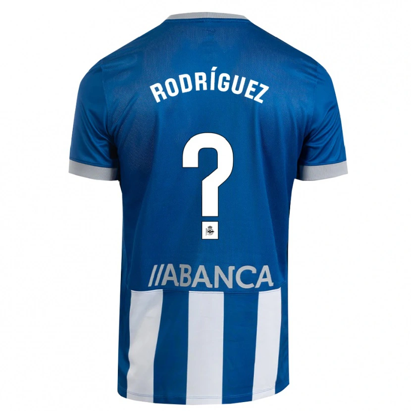 Danxen Kinderen Carlos Rodríguez #0 Blauw Grijs Wit Thuisshirt Thuistenue 2026/27 T-Shirt