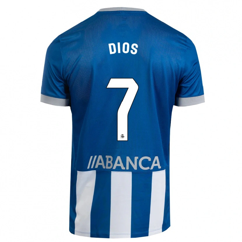 Danxen Kinderen Eva Dios #7 Blauw Grijs Wit Thuisshirt Thuistenue 2026/27 T-Shirt