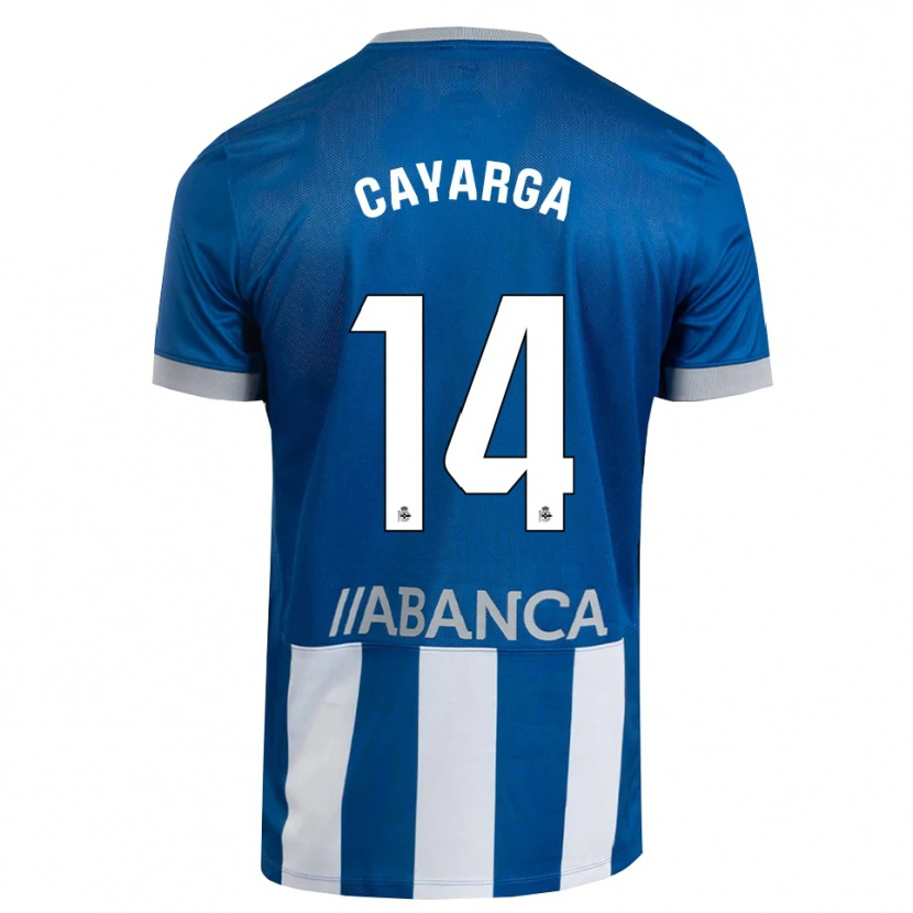 Danxen Kinderen Berto Cayarga #14 Blauw Grijs Wit Thuisshirt Thuistenue 2026/27 T-Shirt