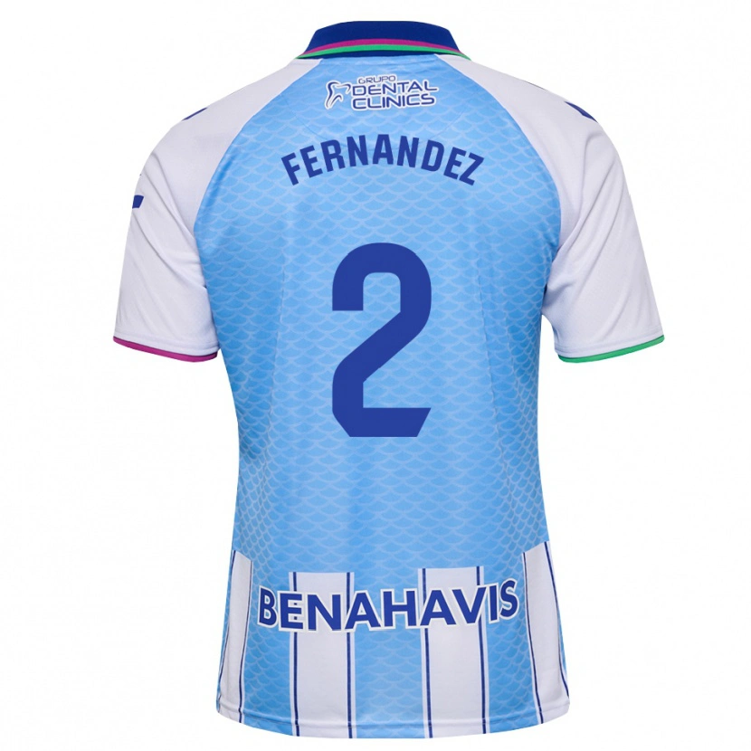 Danxen Kinderen Aron Neqach Fernández #2 Diep Hemelsblauw Wit Thuisshirt Thuistenue 2026/27 T-Shirt