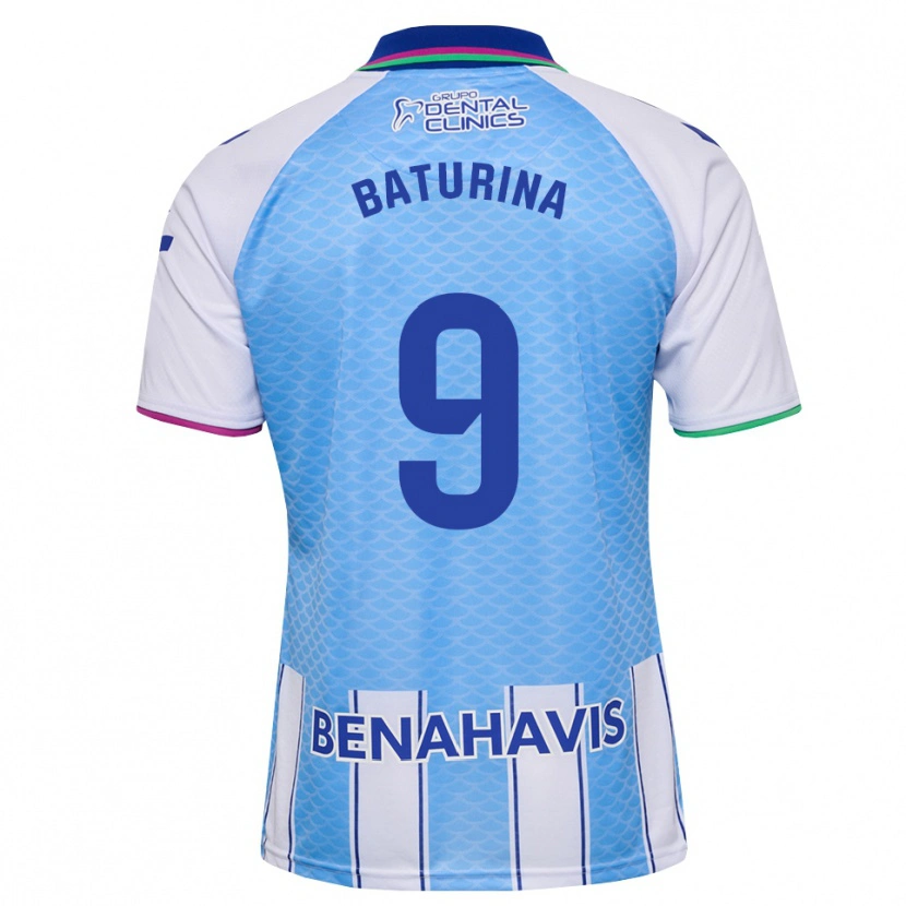 Danxen Kinderen Roko Baturina #9 Diep Hemelsblauw Wit Thuisshirt Thuistenue 2026/27 T-Shirt