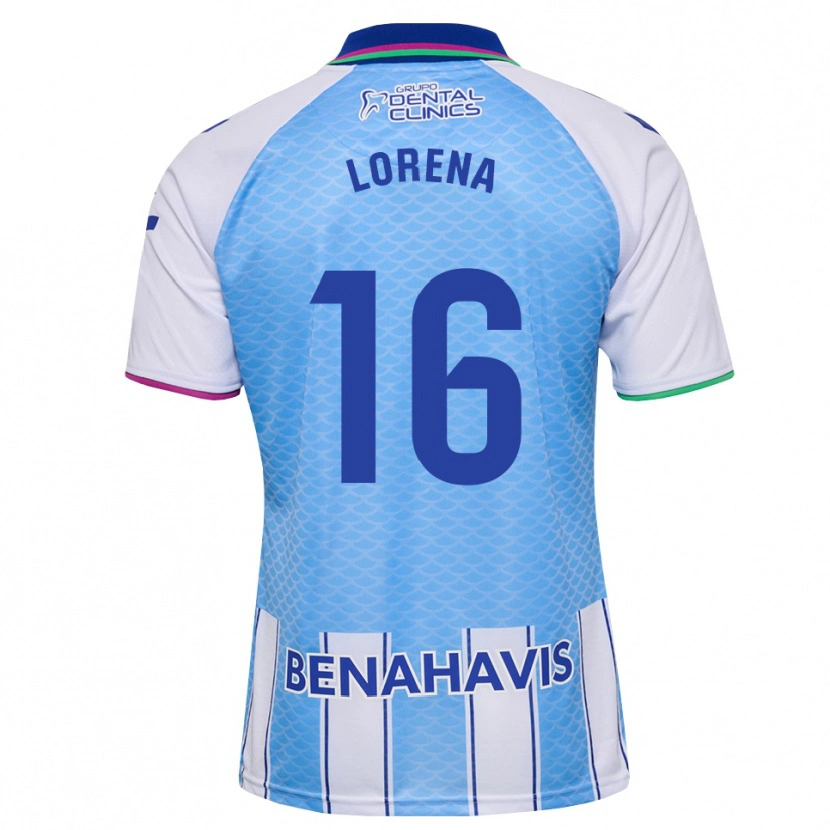 Danxen Kinderen Lorena Herrera De Miguel #16 Diep Hemelsblauw Wit Thuisshirt Thuistenue 2026/27 T-Shirt