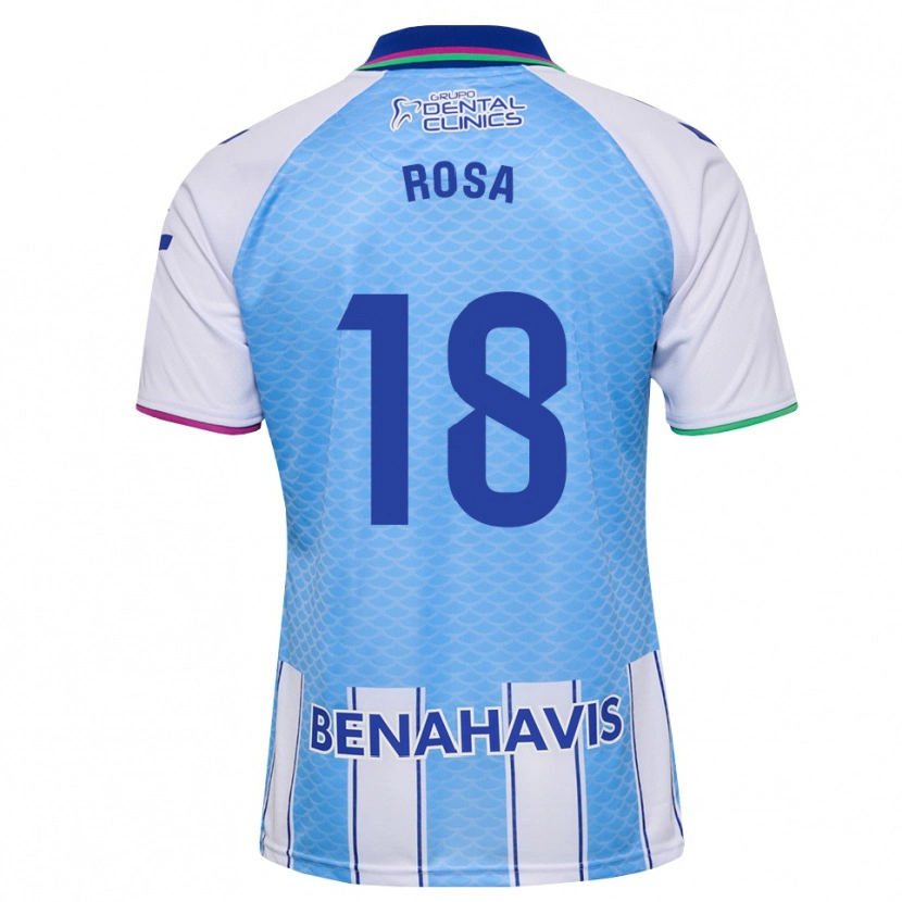 Danxen Kinderen Marcos Rosa #18 Diep Hemelsblauw Wit Thuisshirt Thuistenue 2026/27 T-Shirt