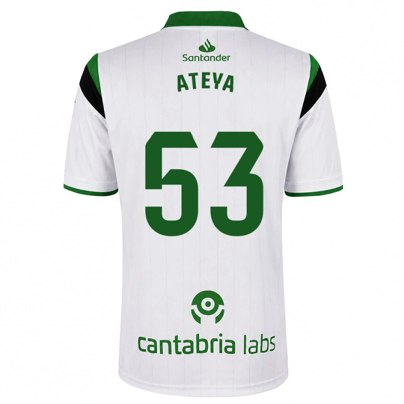 Danxen Kinderen Belal Ateya #53 Wit Groen Zwart Thuisshirt Thuistenue 2026/27 T-Shirt