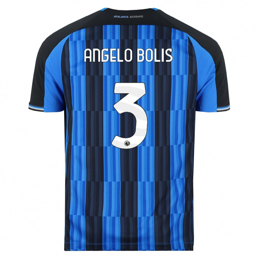 Danxen Kinderen Tommaso Angelo Bolis #3 Blauw Zwart Rood Thuisshirt Thuistenue 2026/27 T-Shirt