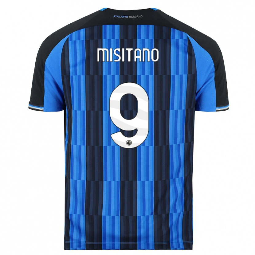 Danxen Kinderen Giulio Misitano #9 Blauw Zwart Rood Thuisshirt Thuistenue 2026/27 T-Shirt