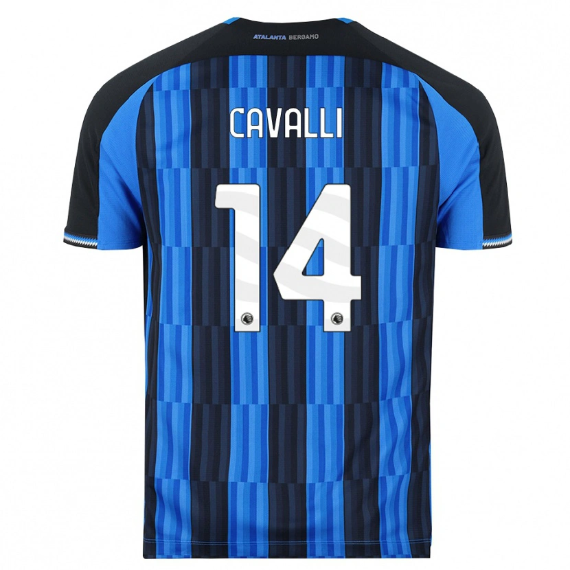 Danxen Kinderen Tommaso Cavalli #14 Blauw Zwart Rood Thuisshirt Thuistenue 2026/27 T-Shirt