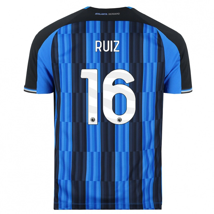 Danxen Kinderen Gerard Ruiz #16 Blauw Zwart Rood Thuisshirt Thuistenue 2026/27 T-Shirt