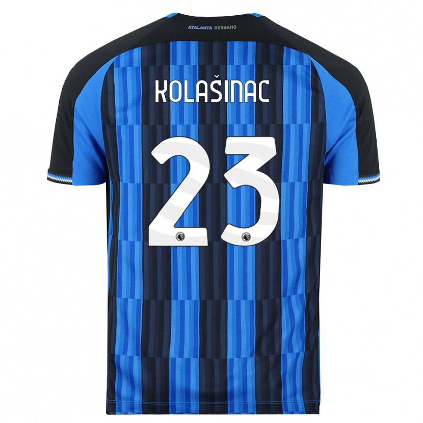 Danxen Kinderen Sead Kolasinac #23 Blauw Zwart Rood Thuisshirt Thuistenue 2026/27 T-Shirt