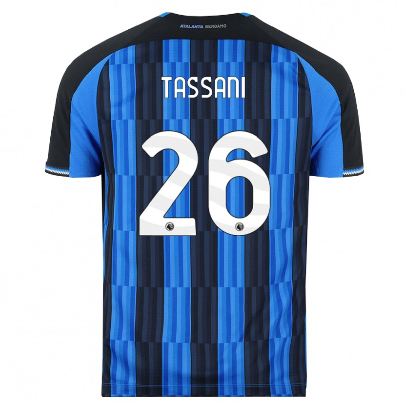 Danxen Kinderen Alessandro Tassani #26 Blauw Zwart Rood Thuisshirt Thuistenue 2026/27 T-Shirt
