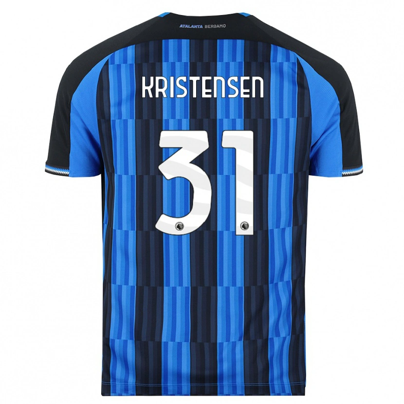 Danxen Kinderen Thomas Kristensen #31 Blauw Zwart Rood Thuisshirt Thuistenue 2026/27 T-Shirt