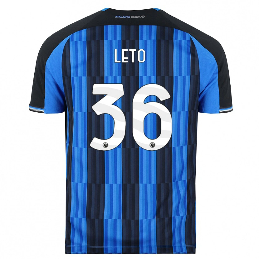 Danxen Kinderen Manuel Leto #36 Blauw Zwart Rood Thuisshirt Thuistenue 2026/27 T-Shirt