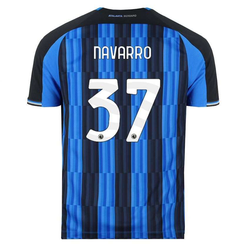 Danxen Kinderen Albert Navarro #37 Blauw Zwart Rood Thuisshirt Thuistenue 2026/27 T-Shirt