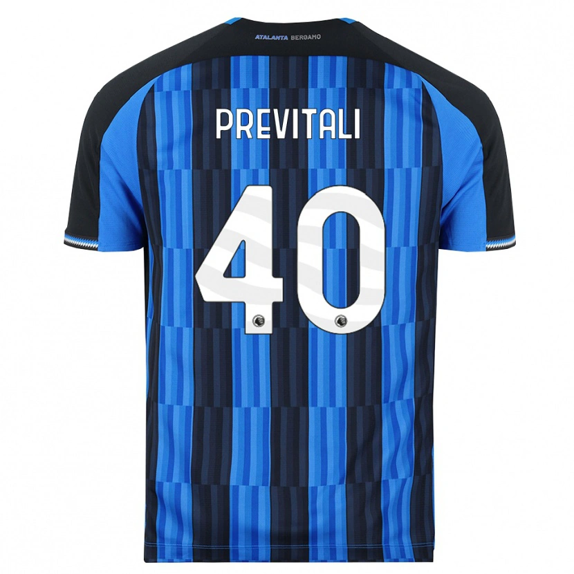 Danxen Kinderen Cristian Previtali #40 Blauw Zwart Rood Thuisshirt Thuistenue 2026/27 T-Shirt