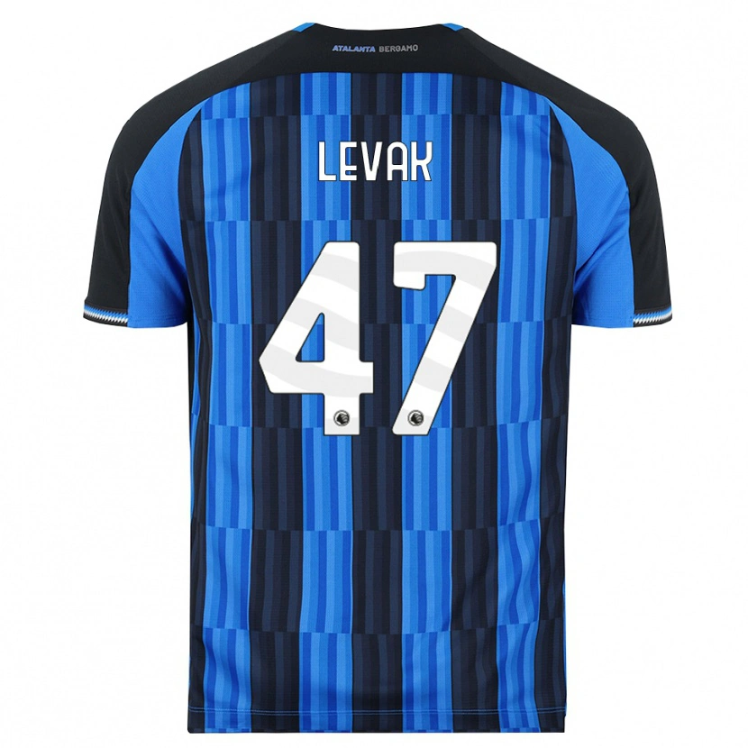 Danxen Kinderen Sergej Levak #47 Blauw Zwart Rood Thuisshirt Thuistenue 2026/27 T-Shirt