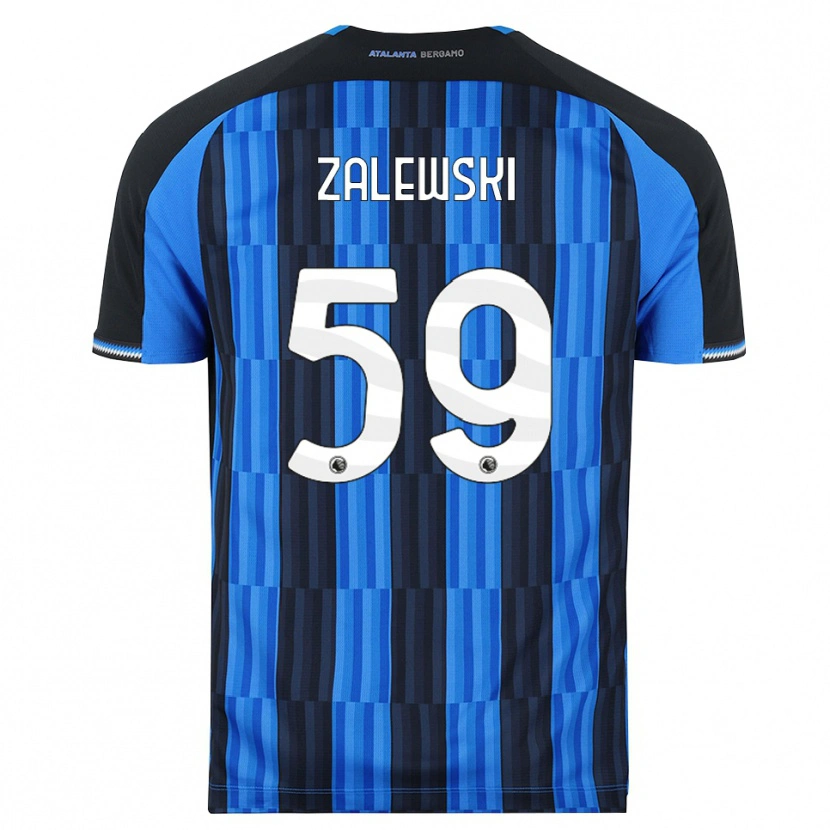 Danxen Kinderen Nicola Zalewski #59 Blauw Zwart Rood Thuisshirt Thuistenue 2026/27 T-Shirt