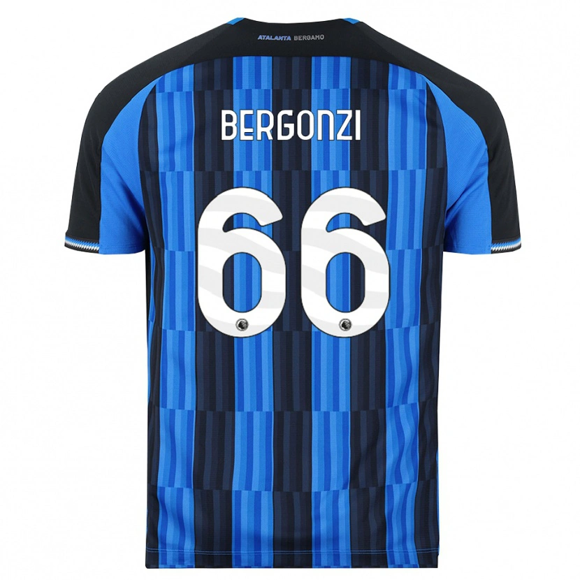Danxen Kinderen Federico Bergonzi #66 Blauw Zwart Rood Thuisshirt Thuistenue 2026/27 T-Shirt