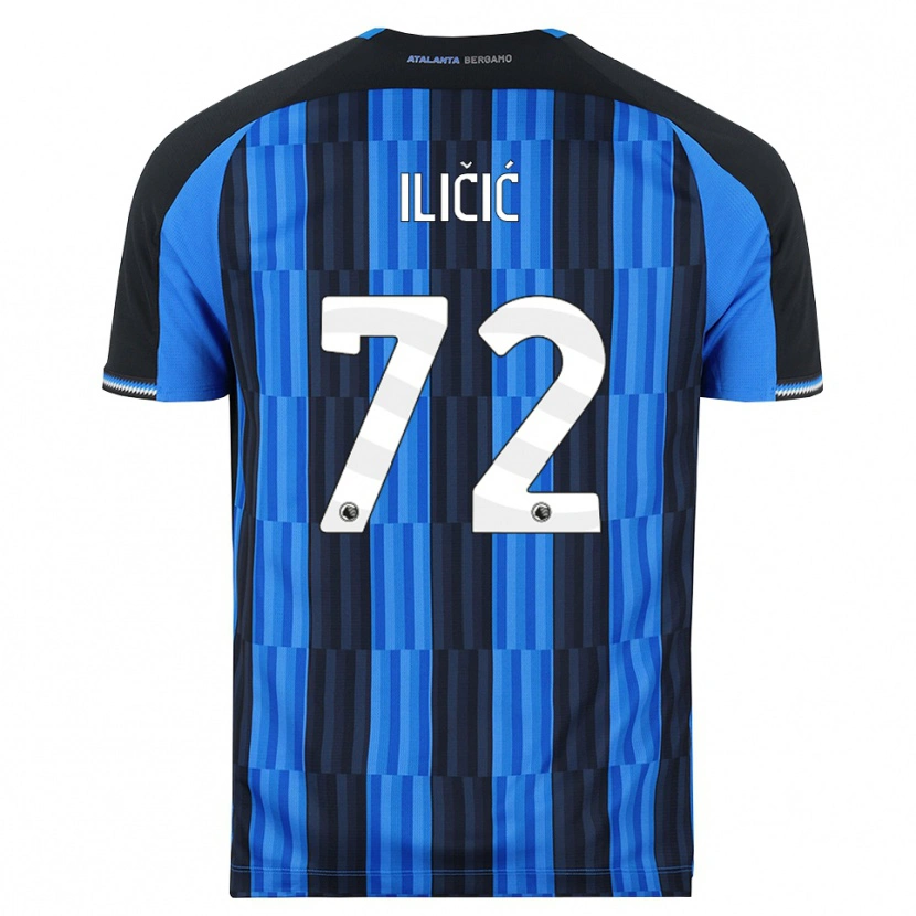 Danxen Kinderen Josip Ilicic #72 Blauw Zwart Rood Thuisshirt Thuistenue 2026/27 T-Shirt