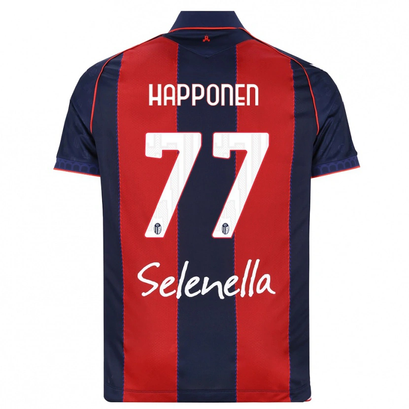 Danxen Kinderen Ukko Happonen #77 Koninklijk Blauw Rood Wit Thuisshirt Thuistenue 2026/27 T-Shirt