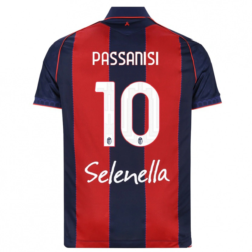 Danxen Kinderen Fernando Passanisi #10 Koninklijk Blauw Rood Wit Thuisshirt Thuistenue 2026/27 T-Shirt