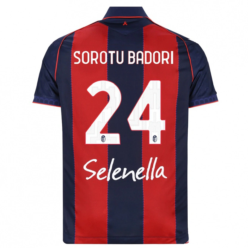 Danxen Kinderen Kwesi Sorotu Badori #24 Koninklijk Blauw Rood Wit Thuisshirt Thuistenue 2026/27 T-Shirt