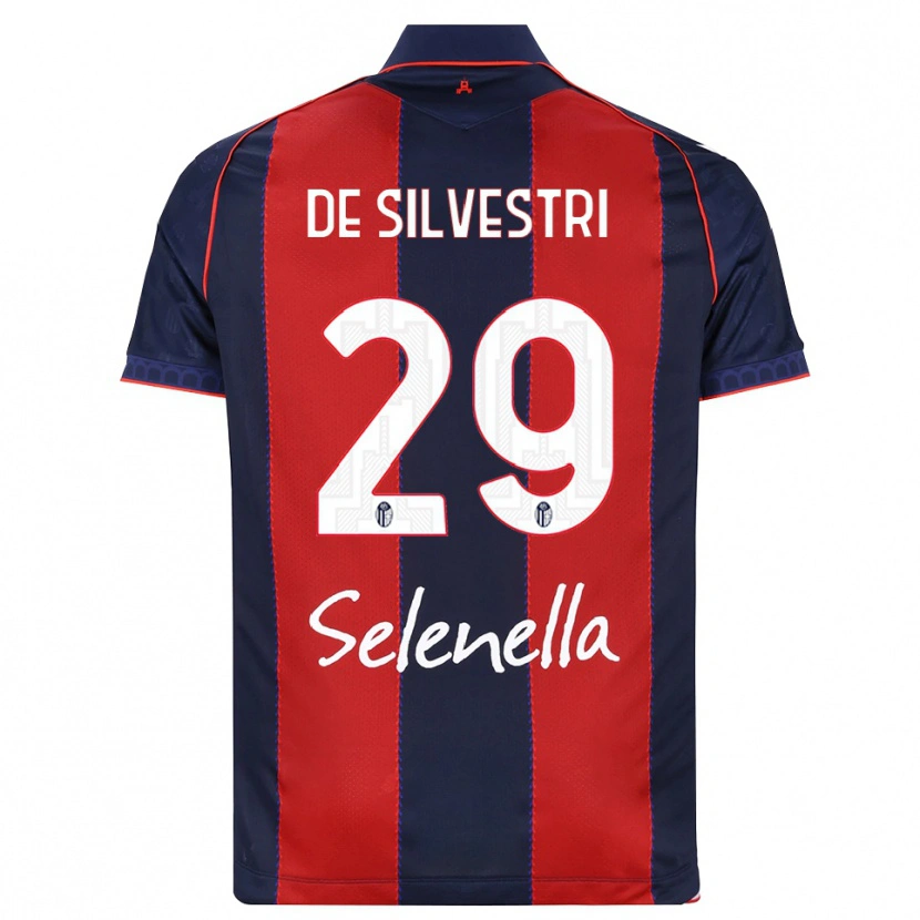 Danxen Kinderen Lorenzo De Silvestri #29 Koninklijk Blauw Rood Wit Thuisshirt Thuistenue 2026/27 T-Shirt