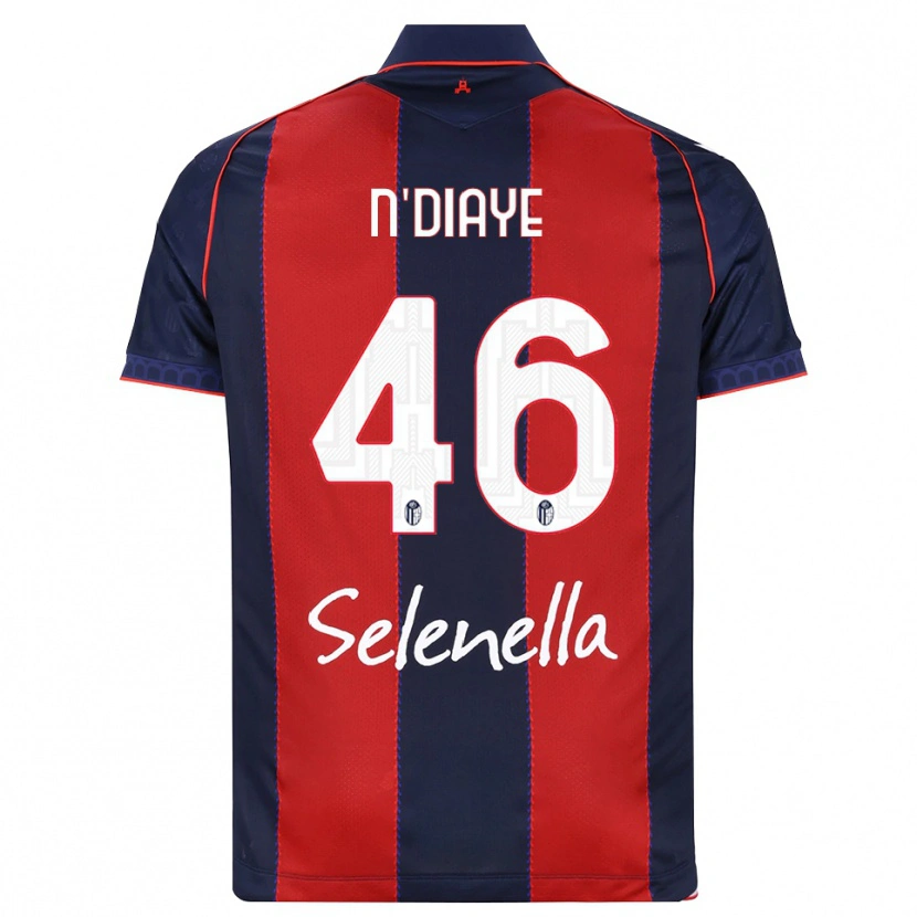 Danxen Kinderen Antoine N'diaye #46 Koninklijk Blauw Rood Wit Thuisshirt Thuistenue 2026/27 T-Shirt