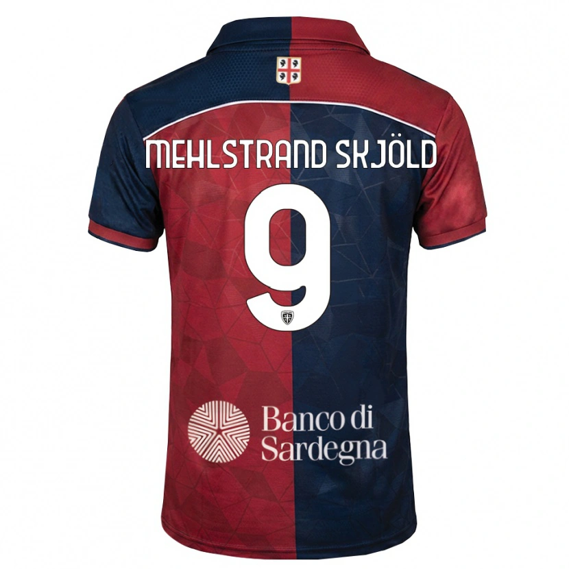 Danxen Kinderen William Mehlstrand Skjöld #9 Bordeauxrood Koninklijk Blauw Thuisshirt Thuistenue 2026/27 T-Shirt