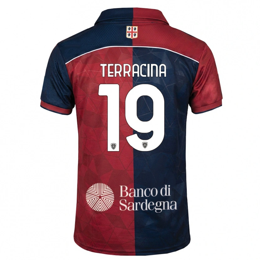 Danxen Kinderen Gavriel Terracina #19 Bordeauxrood Koninklijk Blauw Thuisshirt Thuistenue 2026/27 T-Shirt