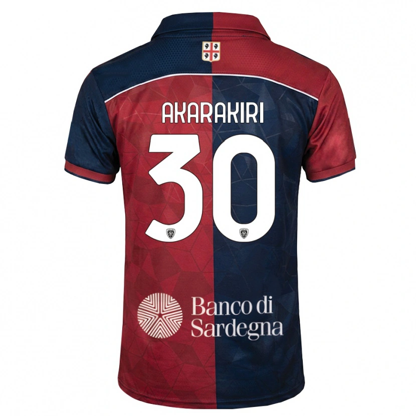 Danxen Kinderen Demi Akarakiri #30 Bordeauxrood Koninklijk Blauw Thuisshirt Thuistenue 2026/27 T-Shirt