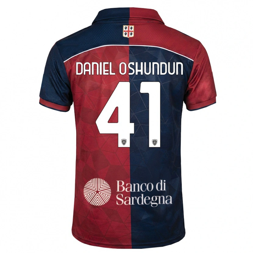 Danxen Kinderen Olasunkanmi Daniel Oshundun #41 Bordeauxrood Koninklijk Blauw Thuisshirt Thuistenue 2026/27 T-Shirt