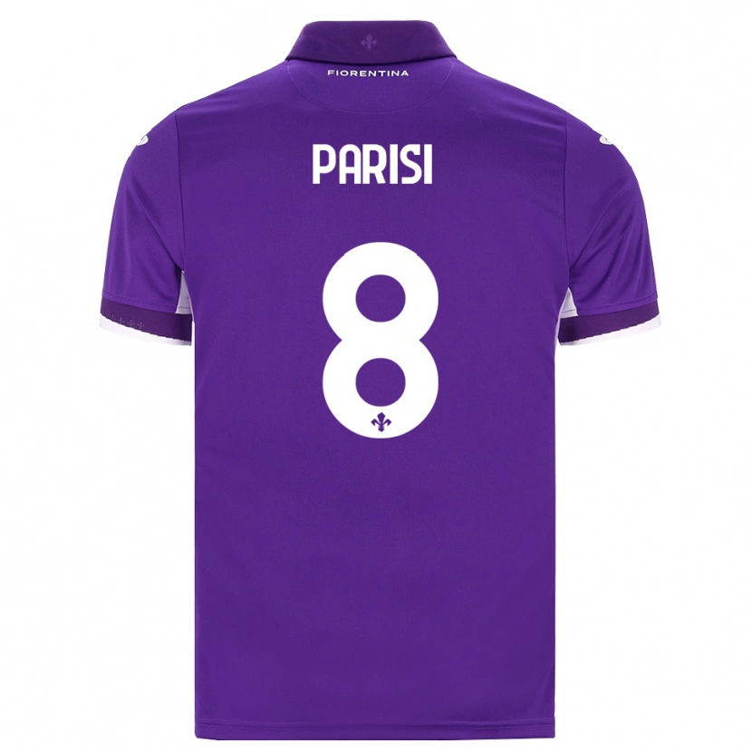 Danxen Kinderen Alice Parisi #8 Paars Wit Roze Thuisshirt Thuistenue 2026/27 T-Shirt