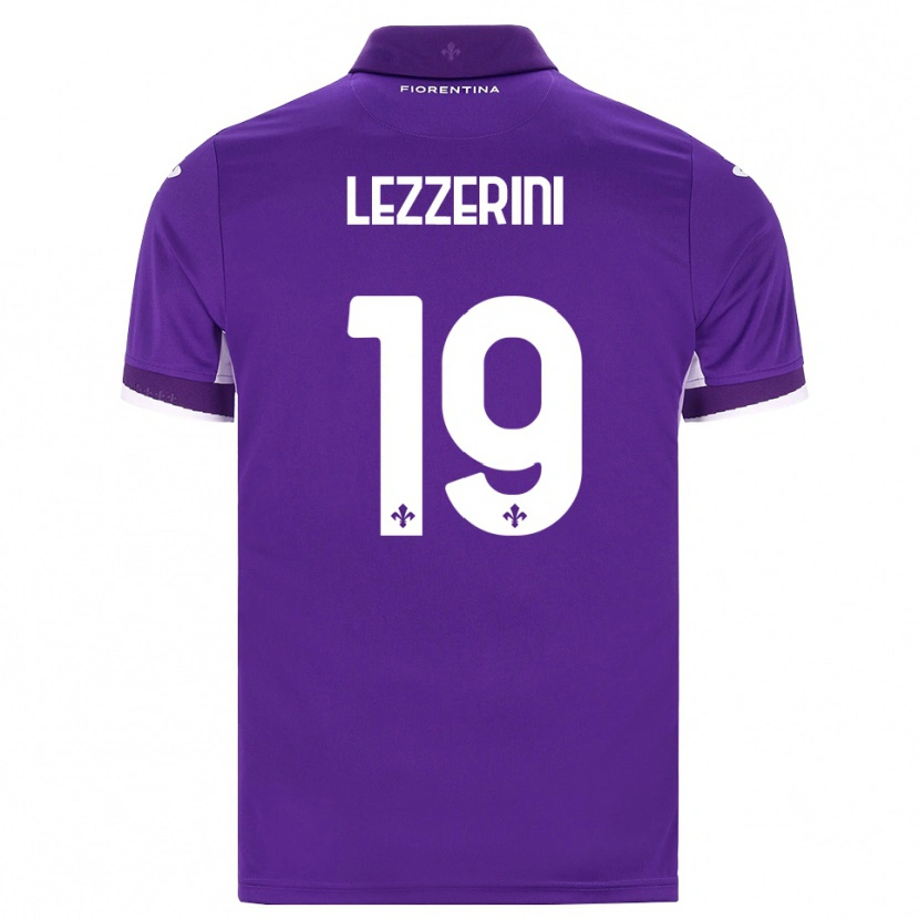 Danxen Kinderen Luca Lezzerini #19 Paars Wit Roze Thuisshirt Thuistenue 2026/27 T-Shirt