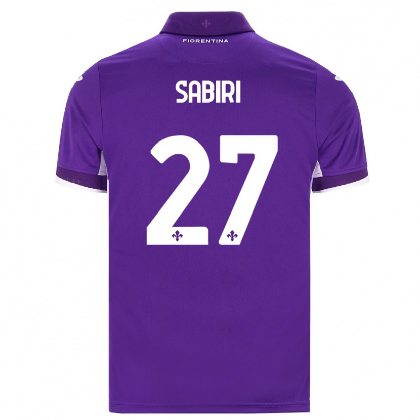 Danxen Kinderen Abdelhamid Sabiri #27 Paars Wit Roze Thuisshirt Thuistenue 2026/27 T-Shirt