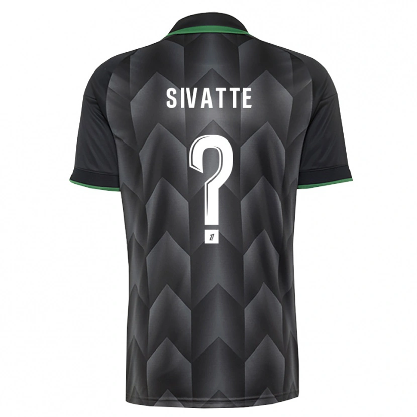 Danxen Kinderen Noah Sivatte #0 Wit Zwart Groen Uitshirt Uittenue 2026/27 T-Shirt
