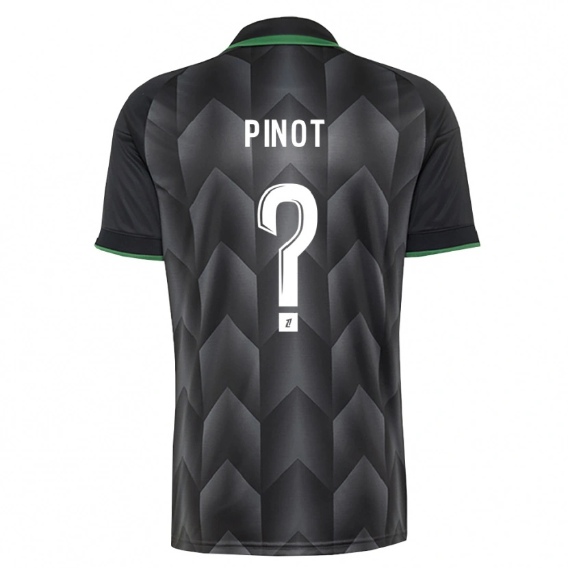 Danxen Kinderen Sasha Pinot #0 Wit Zwart Groen Uitshirt Uittenue 2026/27 T-Shirt