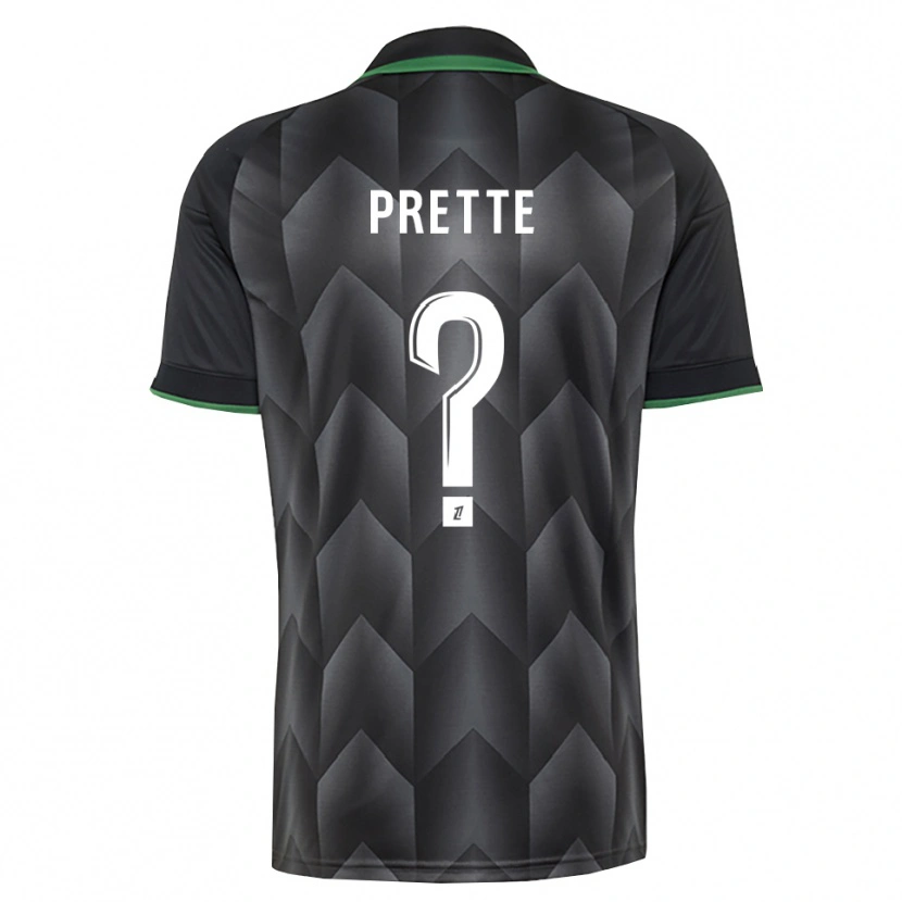 Danxen Kinderen Andréa Prette #0 Wit Zwart Groen Uitshirt Uittenue 2026/27 T-Shirt