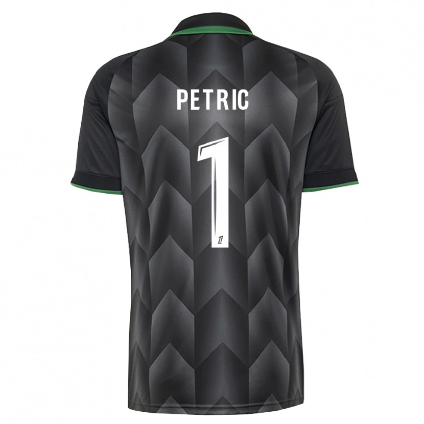 Danxen Kinderen Denis Petric #1 Wit Zwart Groen Uitshirt Uittenue 2026/27 T-Shirt