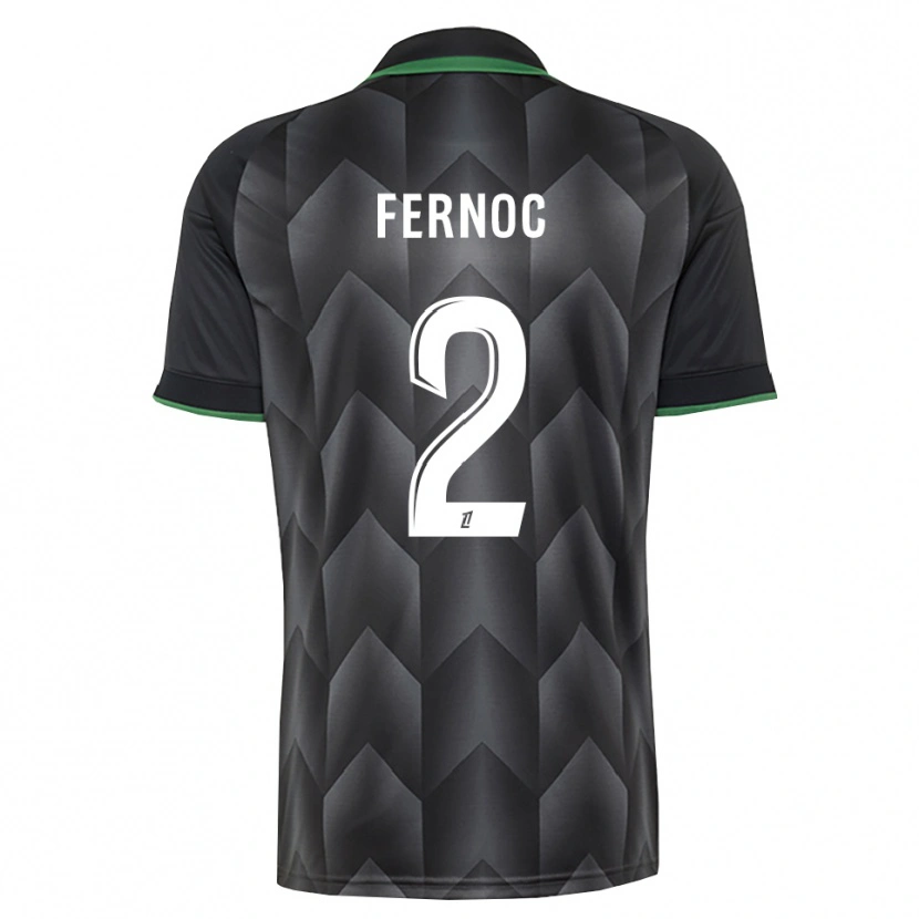 Danxen Kinderen Djulian Fernoc #2 Wit Zwart Groen Uitshirt Uittenue 2026/27 T-Shirt