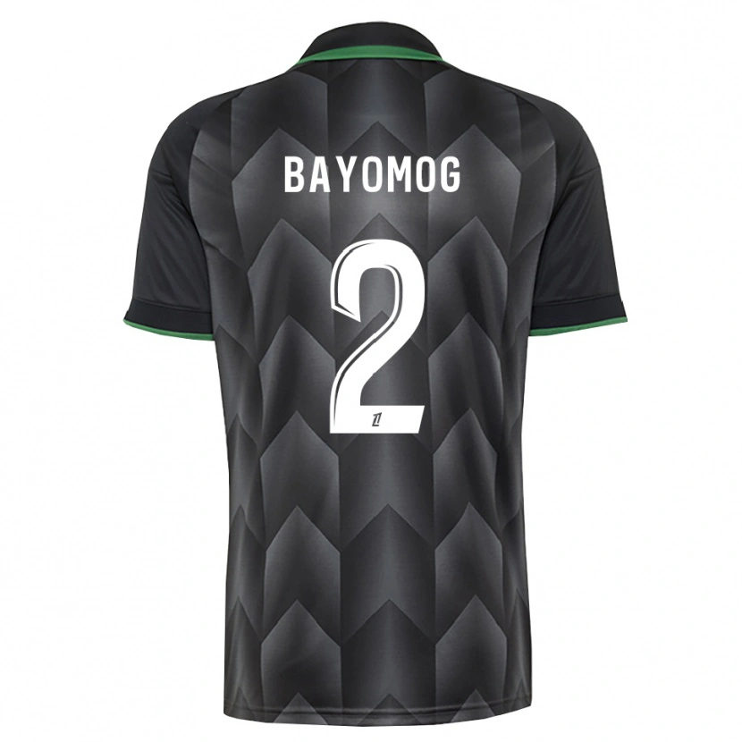 Danxen Kinderen Hugo Bayomog #2 Wit Zwart Groen Uitshirt Uittenue 2026/27 T-Shirt
