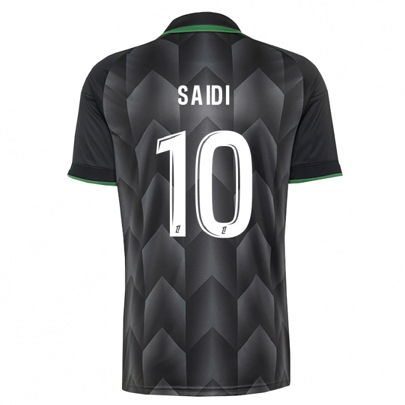 Danxen Kinderen Kahissa Saïdi #10 Wit Zwart Groen Uitshirt Uittenue 2026/27 T-Shirt