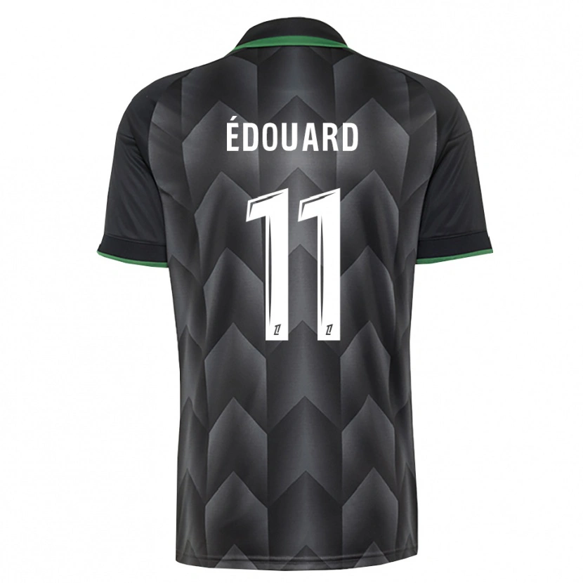Danxen Kinderen Odsonne Édouard #11 Wit Zwart Groen Uitshirt Uittenue 2026/27 T-Shirt