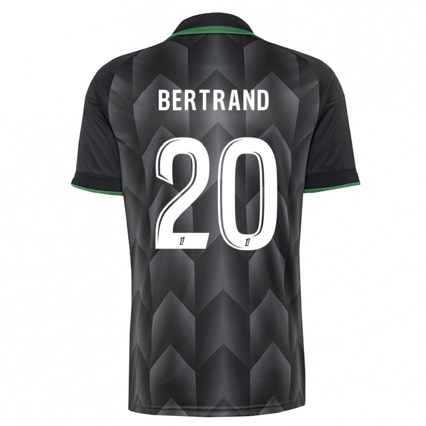 Danxen Kinderen Clara Bertrand #20 Wit Zwart Groen Uitshirt Uittenue 2026/27 T-Shirt